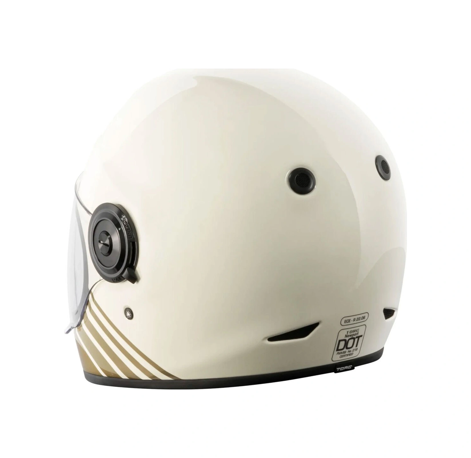 Torc T-1 Newport Breakers Kapalı Motosiklet Kaskı Krem