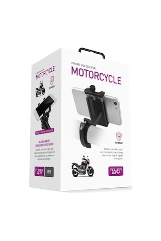 Motosiklet, Bisiklet, Scooter İçin Dayanıklı, Gidon Uyumlu, Cnc, Alüminyum, Telefon Tutucu, Siyah
