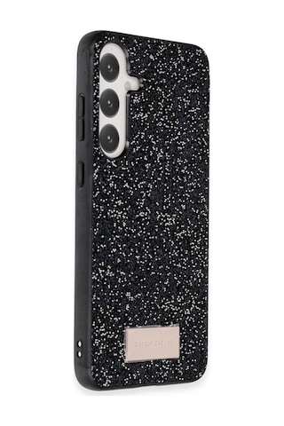 Onegif - 70 - Samsung Galaxy Uyumlu A55 5g Bright Simli Kapak - Ilkestor - - Siyah Sıyah