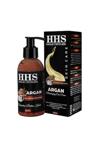 Hhs Argan Yağlı Nemlendirici El Yüz ve Vücut Bakım Kremi 150 ML