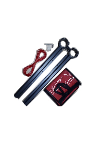 Antrasit Gri Çamaşır Kurutma Askılığı 50 mm Boru Çamaşırlık Antrasit