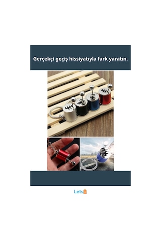3d Metal Araba Vites Anahtarlık Şık Ve Fonksiyonel Çok Renkli