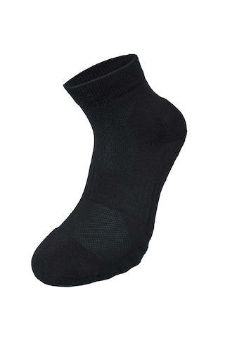 Bolero E98 Unisex Dikişsiz Taban Havlu Kısa Spor Çorap Siyah