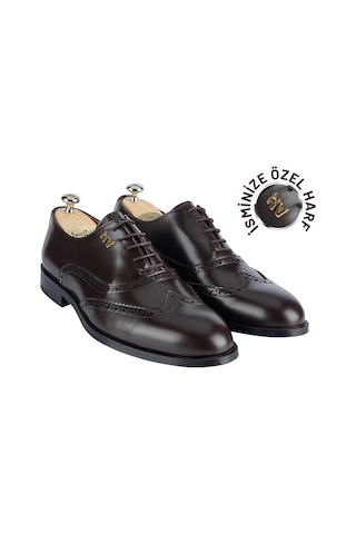Twingold Oxford Açma Deri Ayakkabı - Twgb002 Kahverengi