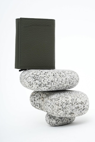 Erkek Mekanizmalı Deri Cüzdan Haki Yeşil 113570