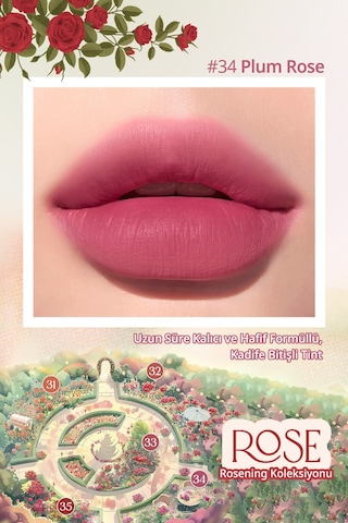 Peripera Ink Airy Velvet 34 Plum Rose
