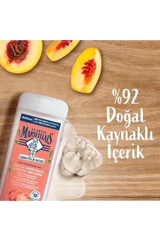Le Petit Marseillais Duş Jeli Şeftali ve Nektarin 2 x 400 ML