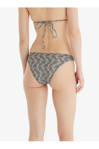 Kadın Brazilian Bikini Altı 10706 - Desenli Çok Renkli