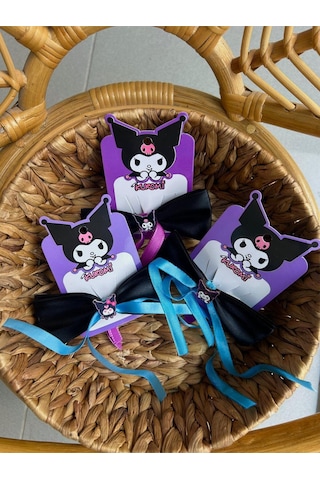Şehrazat Handmade Kuromi Figürlü Kurdele Toka Çok Renkli