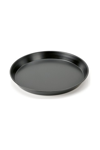 Back-ve En Yüksek Sıcaklık İletimi Pizzablech Ø 32 Cm Delicious İyi Yapışmaz Kaplama Ekstra Yüksek Kenar Siyah