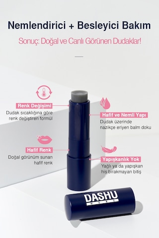 Dashu Mens Color Change Moisture Lip Balm Pembe