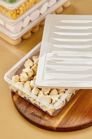 Multi Box 6 Lı Set Saklama Kabı Seti - Dondurucu & Mikrodalga Uyumlu Krem
