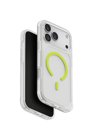 Apple Uyumlu iPhone 17 Pro Max Kılıf Combat Active Bilek Kayışı İle Kolay Taşıma Üç Katmanlı Koruyucu Kapak Yeşil