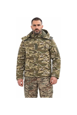 Marivento Kapüşonlu Mont Taktik Giyim Rüzgarlık Single Sword Su Geçirmez Kamuflaj Erkek Softshell Parka Çok Renkli