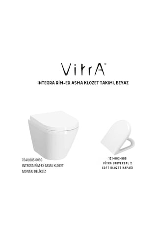 Integra Rim-ex Asma Klozet 7041l003-0090, VitrA Universal 2 Soft Klozet Kapağı 121-003-909