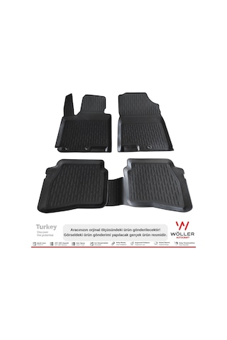 Hyundai Accent Blue Paspas 2011 Sonrası 3D Havuzlu Wöller Paspas