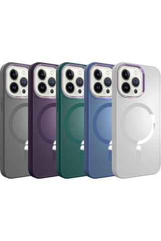 Apple Uyumlu iPhone 12 Pro Max Magsafe Wireless Şarj Özellikli Zore Stil Kapak