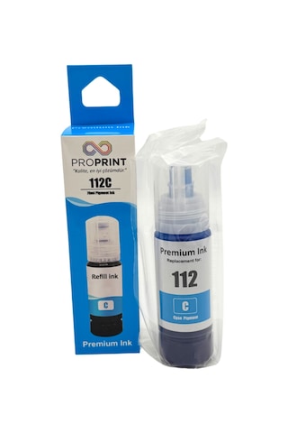 Proprint Epson L6490 Mavi Uyumlu  Mürekkep 112 - 70 Ml