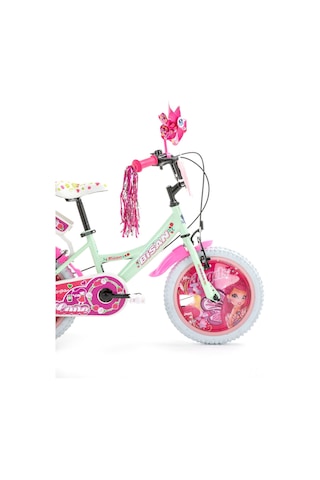 Bisan Rose Çocuk Bisikleti 26 Cm V Fren 16 Jant 1 Vites Mint Yeşil Pembe Yeşil