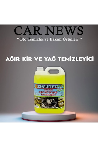 Car News Platinum Ağır Kir Ve Yağ Temizleyici 5 Lt
