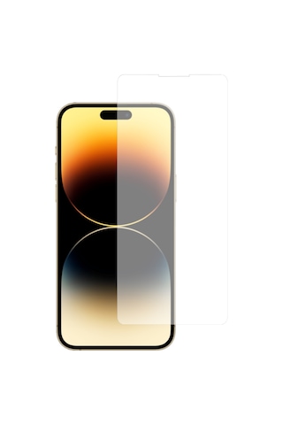 Apple Uyumlu   iPhone 14 Pro ile Kırılmaz Temperli Ekran Koruyucu Cam Ekonomik 5'li Paket