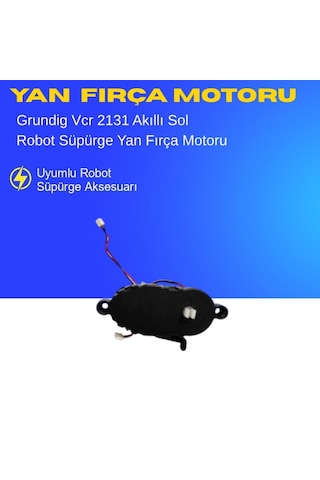 Grundig Vcr 2131 Akıllı Robot Süpürge Sol Yan Fırça Motoru Aksesuarları Yedek Parça