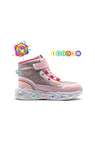 Cool Kids Ortopedik Işıklı Taban Kız Çocuk Bot Pembe