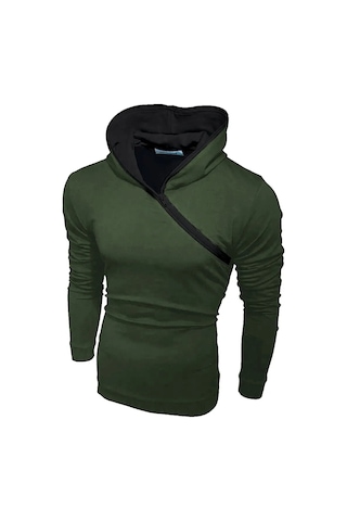 Envy Lab Kapüşonlu Sweatshirt 417787667 Khaki