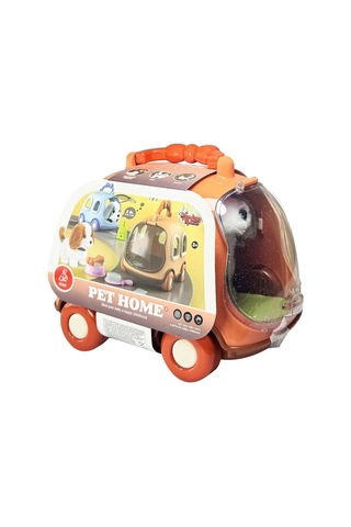 Jnd-6802 Taşıma Araba Çantalı Hareketli Pilli Köpek Set -vardem Oyuncak Standart