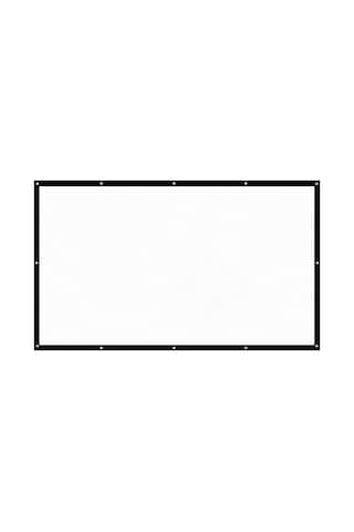 Samdoo H150 150 İnç 16:9 Arka Projektör Perdesi - Dacron Malzeme, Ev Sineması Ve Toplantılar İçin İç/dış Kullanım