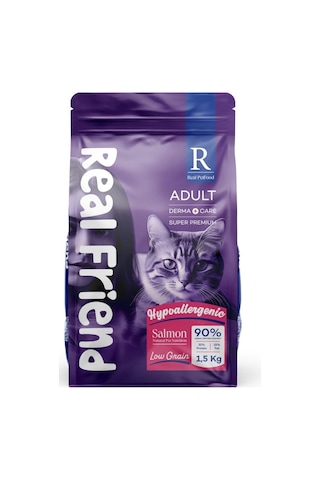 Real Friend Derma Care Hypoallergenic Salmon 32/15 Kedi Maması 1,5 Kg