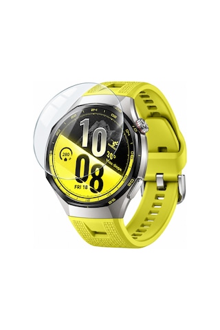 Huawei Watch Gt7 Pro 46mm Uyumlu Kolay Kurulum Aparatlı Temperli Cam Ekran Koruyucu