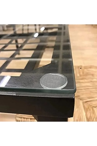 15 Adet Şeffaf 22 Mm Yapışkanlı Cam Tutucu -