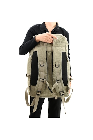 571 Collections Büyük Boy Ultra Hafif Çok Bölmeli Dağcı Çantası Vizon Model: 571-7d - Vizon