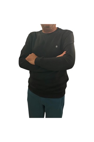 Benetton Erkek Siyah Sweatshirt Siyah