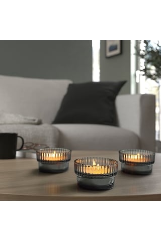 Tealight Mum, Beyaz, 9 Saat, 24 Adet beyaz