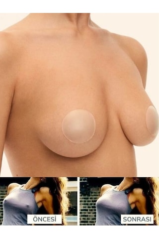 Silikon Göğüs Ucu Gizleyici Ve Kapatıcı Meme Ucu Kapatıcı Gizleyici Aparat Nipple Pad Gögüs Süsü-aksesuar4 Şeffaf