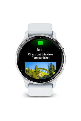 Garmin Venu 3 Gümüş Beyaz Kayışlı
