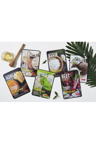 Dermal It'S Real Super Gıda Maskesi Spirulina 25Gr 2'Li Set