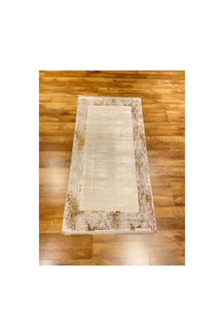 Voıla 05b Krem Gold Halı Çok Renkli