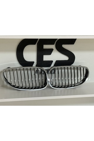Bmw 5 Serisi E60 2003-2010 Krom Panjur Takımı Böbrek Seti Sıfır lı 1