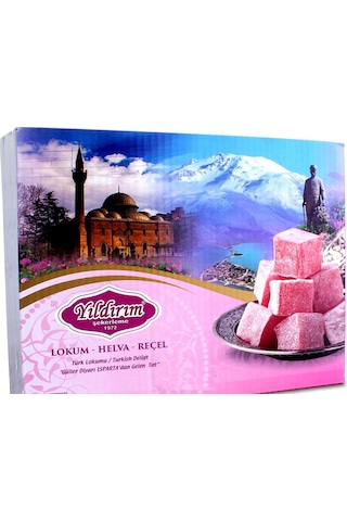Yıldırım Şekerleme Gül Yapraklı Muska Gül Lokumu 4750 G