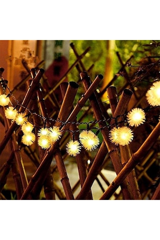 Solar Peri 30led 4mt 8 Mod Güneş Enerjili Bahçe Aydınlatma Dekorasyon Günışığı Diğer