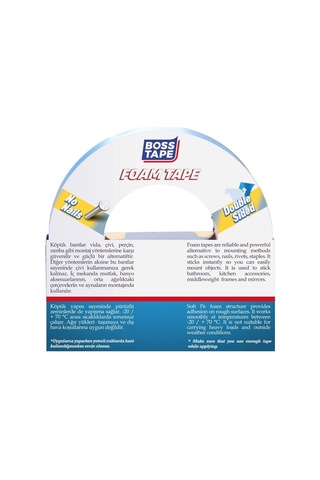 15 Kg Çift Taraflı Köpük Aksesuar Montaj Bandı 24 Mm X 10m