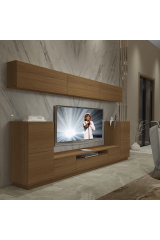 Decoraktiv Trendstyle 9s Slm Tv Ünitesi Tv Sehpası Ceviz