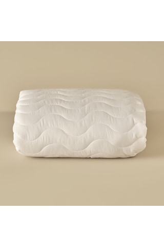 Bella Maison Sıvı Geçirmez Microfiber Kapitoneli Fitted Yatak Alezi Beyaz 160 x 200 Beyaz