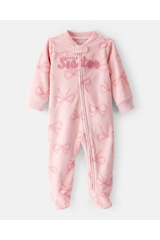 Kız Bebek Polar Tulum Ctr-1t610510 Pembe