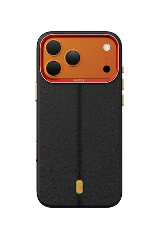 Apple Uyumlu iPhone 17 Pro Max Kılıf M-safe Şarj Özellikli Raptic Urban Nano Serisi Kapak Siyah Siyah