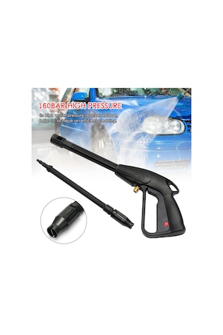 Xindoker 160bar Su Basıncı Yüksek Basınçlı Fırça, Uzun Gövdeli Temizlik Aleti, Araba Yıkama Ve Sulama İçin Uygun, Su Borusu Hariç