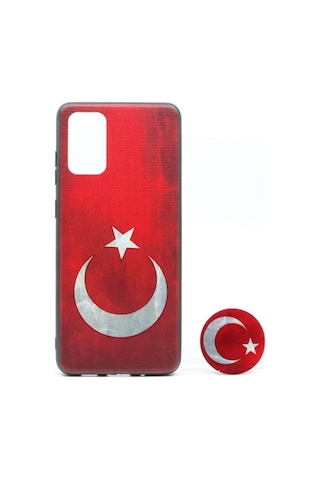 Nettech Samsung Galaxy S11 Uyumlu Desenli Popsocket Seri Arka